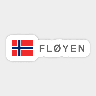 Fløyen Bergen Sticker